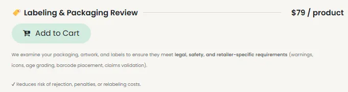 Labeling & Packaging Review