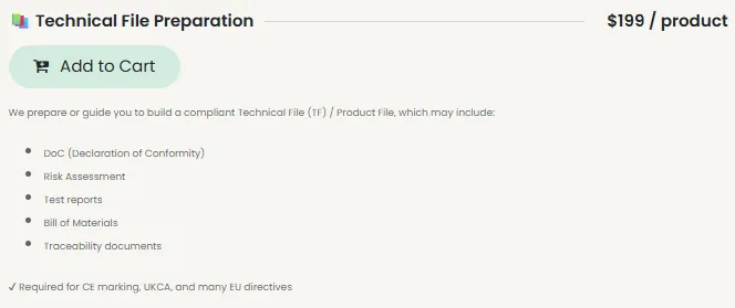 Technical File Preparation 